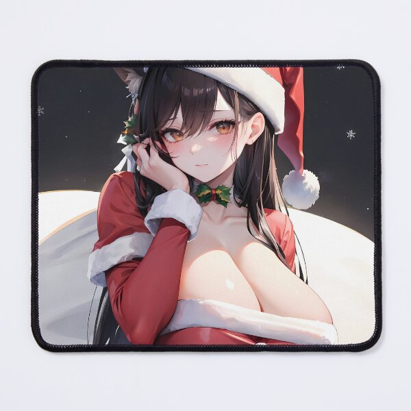 Item preview, Anime Festive Atago Azur Lane Christmas Santa Red Dress Kawaii Holiday designed and sold by HumbertoValveno.
