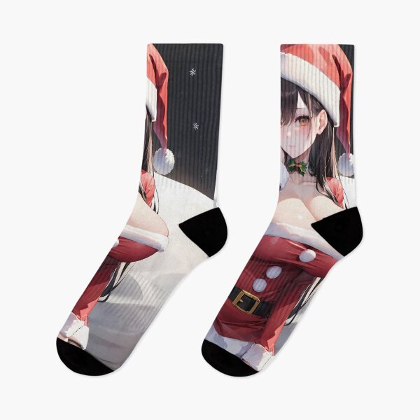 Item preview, Anime Festive Atago Azur Lane Christmas Santa Red Dress Kawaii Holiday designed and sold by HumbertoValveno.