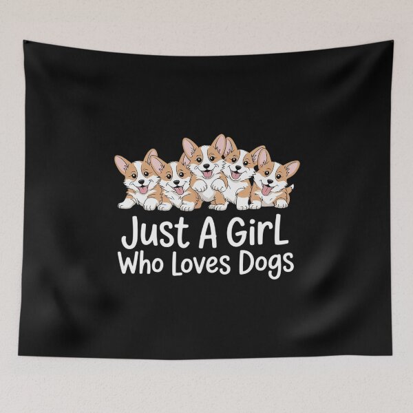 Item preview, Just A Girl Who Loves Dogs for Dog Trainer  designed and sold by RoyTill0Art.