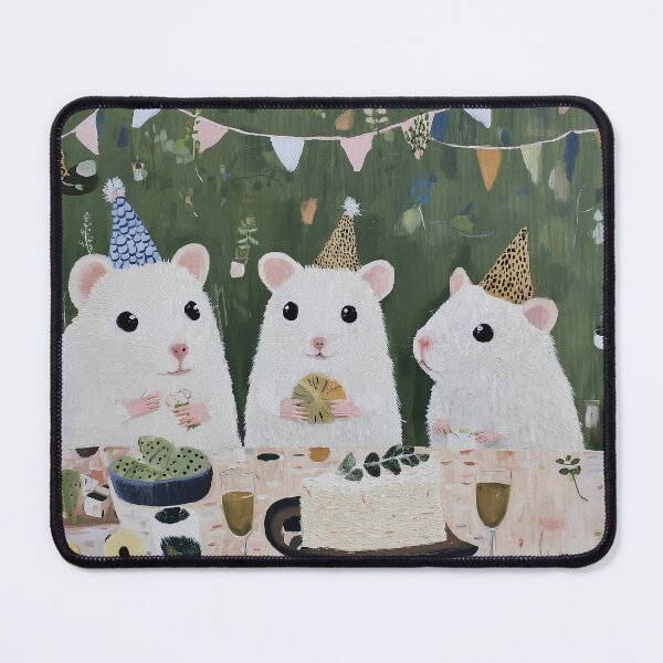 Item preview, HAMSTERS HAVING A PARTY illustration .2 designed and sold by lautir.