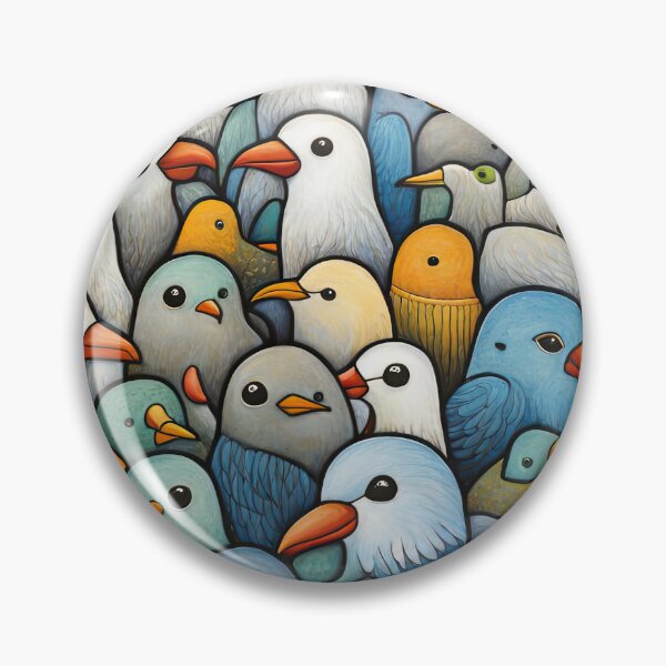 Item preview, Field of seagulls designed and sold by Colin Bentham.