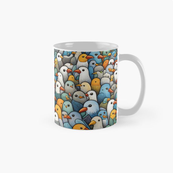 Item preview, Field of seagulls designed and sold by Colin Bentham.