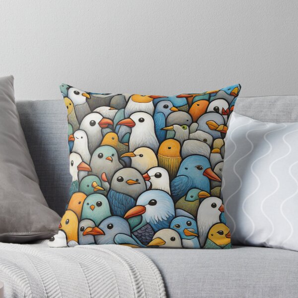 Item preview, Field of seagulls designed and sold by Colin Bentham.