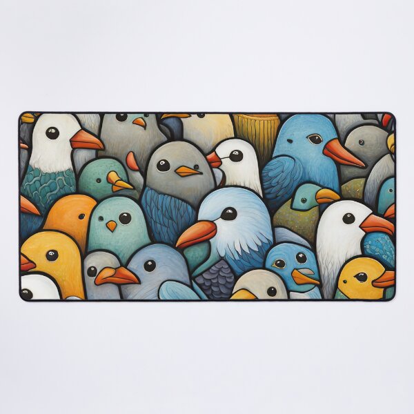 Item preview, Field of seagulls designed and sold by Colin Bentham.