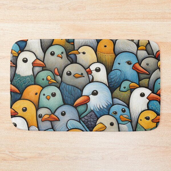 Item preview, Field of seagulls designed and sold by Colin Bentham.