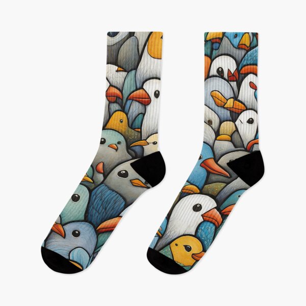 Item preview, Field of seagulls designed and sold by Colin Bentham.