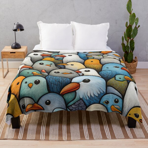 Item preview, Field of seagulls designed and sold by Colin Bentham.