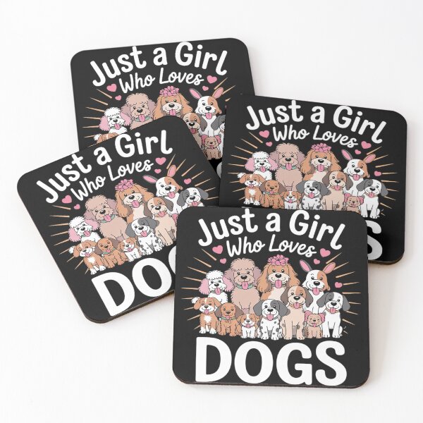 Item preview, Just a Girl Who Loves Dogs Girls or Women Who Love Dogs  designed and sold by RoyTill0Art.