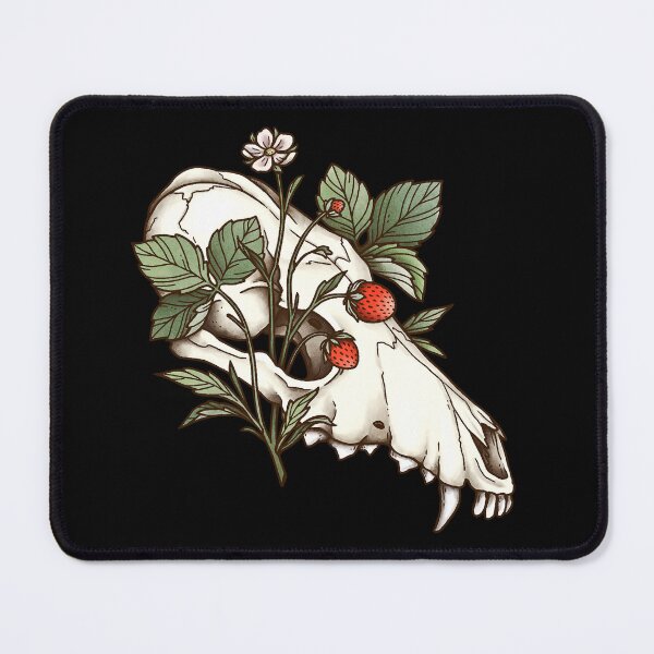 Item preview, Wolf Skull Vulture Culture Skulldog Therian Furry Goblincore designed and sold by Veymoth.