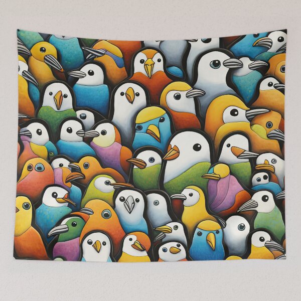 Item preview, Field of seagulls designed and sold by Colin Bentham.