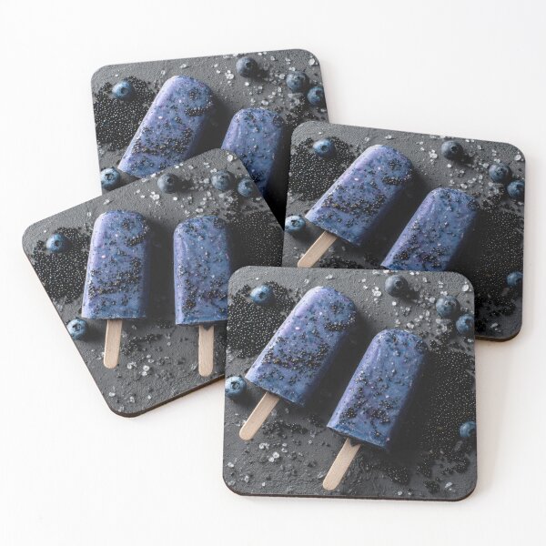 Item preview, Blueberry pops on dark stone designed and sold by anytka.