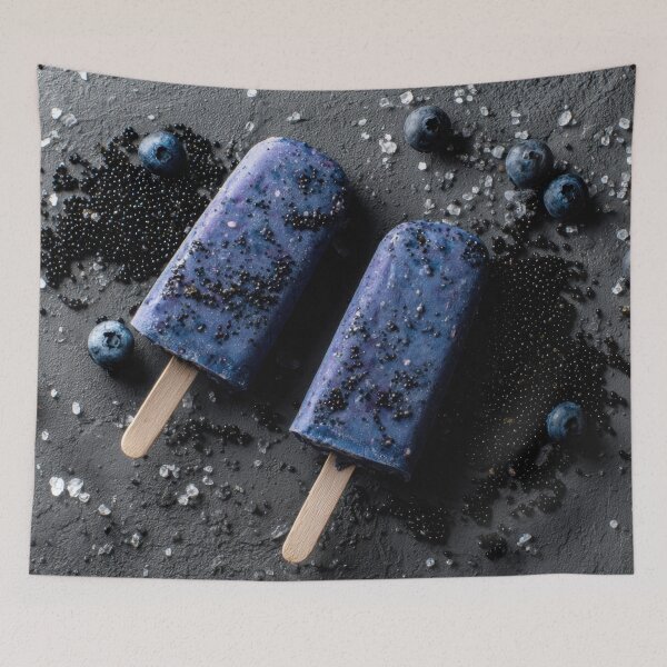 Item preview, Blueberry pops on dark stone designed and sold by anytka.
