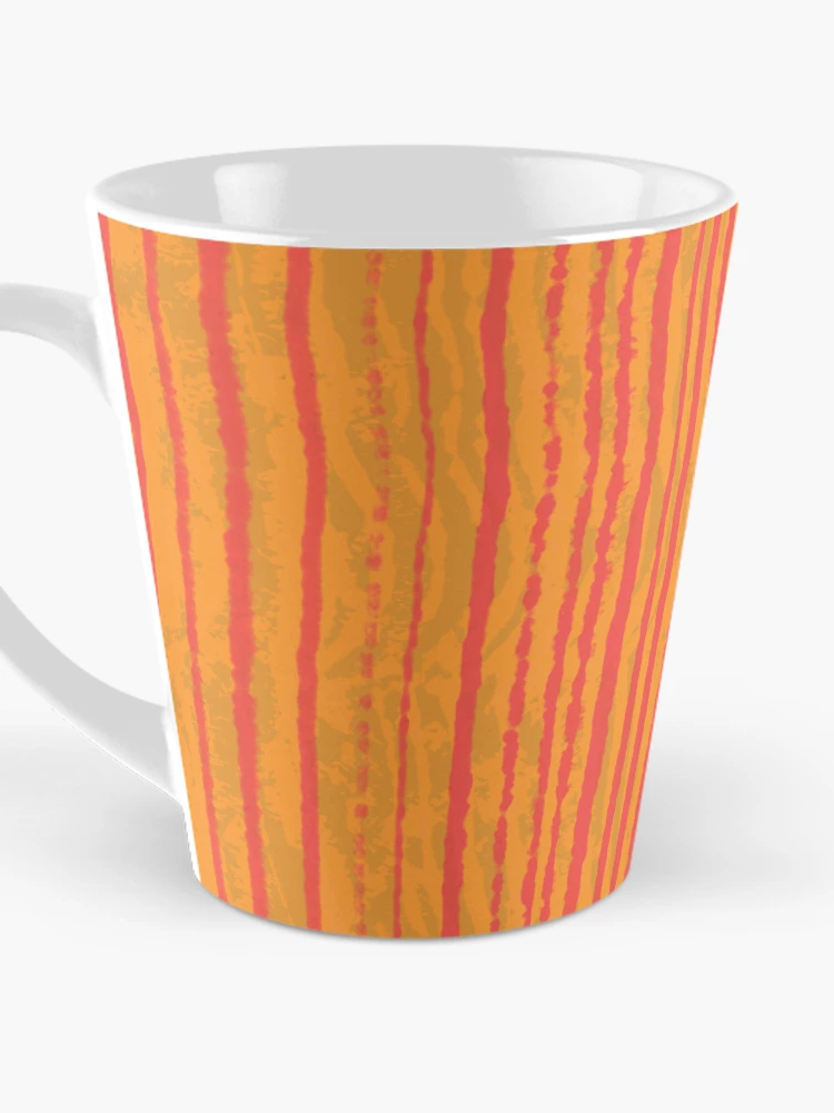 Thumbnail 3 of 4, Coffee Mug, Rake Four, Abstract Rake Pattern designed and sold by CharlottePlaceArt.
