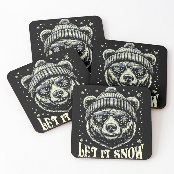 Item preview, Let It Snow Bear  designed and sold by Patchina.