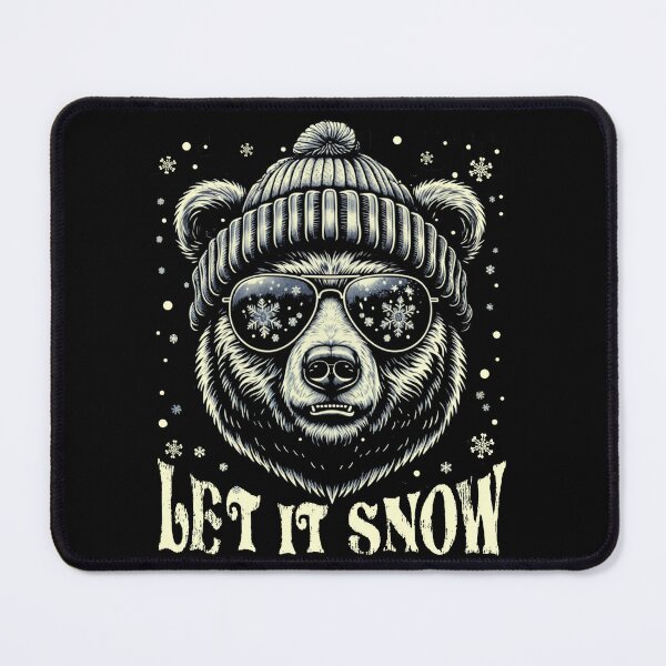 Item preview, Let It Snow Bear designed and sold by Patchina.