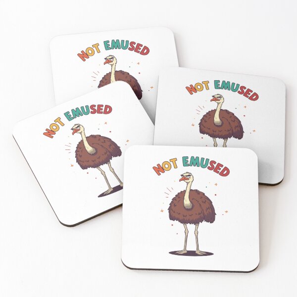 Item preview, Not Emused, Sarcastic Animal Humor designed and sold by sz0g0.