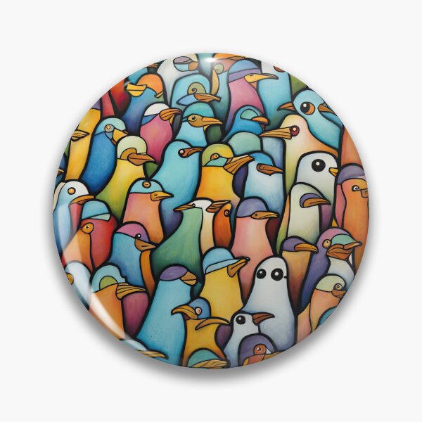 Item preview, Field of seagulls designed and sold by Colin Bentham.