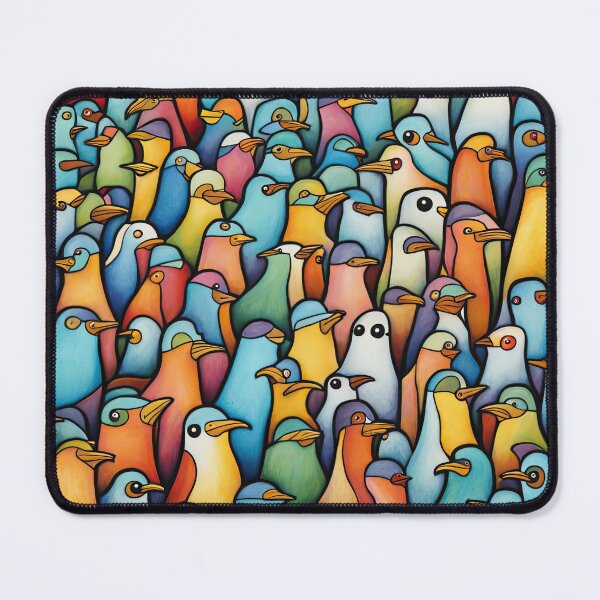 Item preview, Field of seagulls designed and sold by Colin Bentham.
