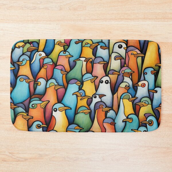 Item preview, Field of seagulls designed and sold by Colin Bentham.