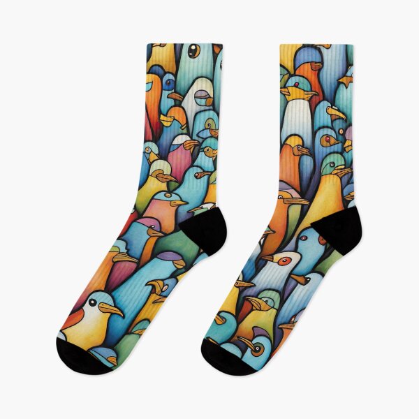 Item preview, Field of seagulls designed and sold by Colin Bentham.