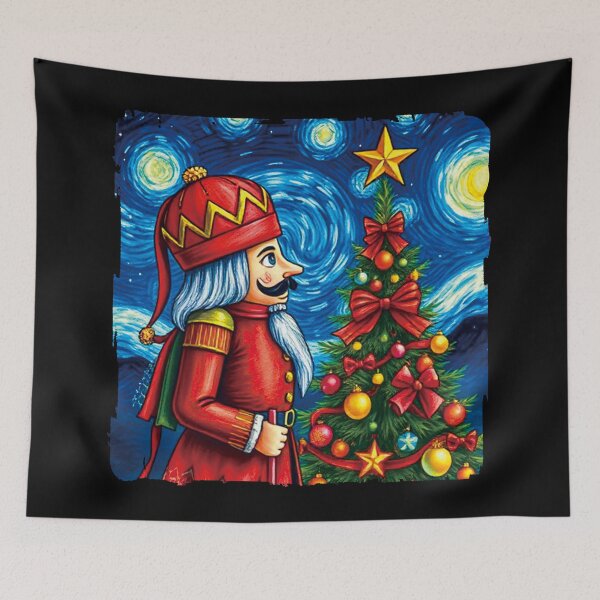 Item preview, Christmas Nutcracker In Starry Night. #2 designed and sold by EunsooLee.