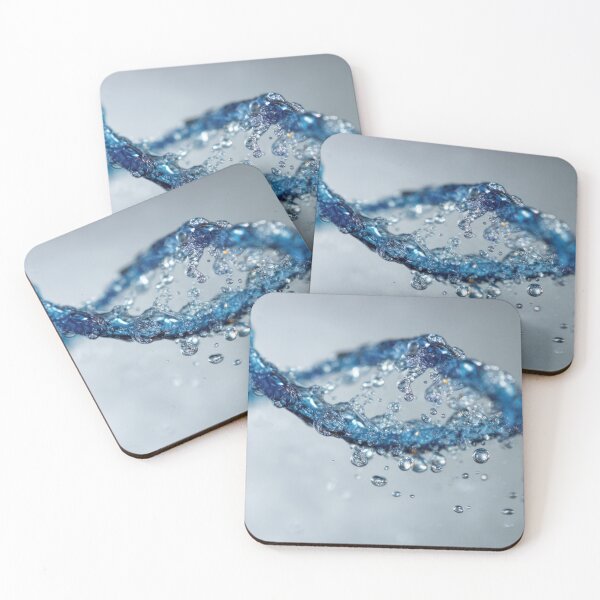 Item preview, Blue water swirls in patterns designed and sold by anytka.