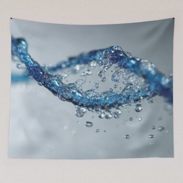Item preview, Blue water swirls in patterns designed and sold by anytka.
