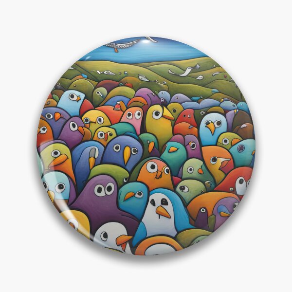 Item preview, Field of seagulls designed and sold by Colin Bentham.