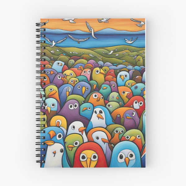 Item preview, Field of seagulls designed and sold by Colin Bentham.