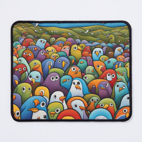 Item preview, Field of seagulls designed and sold by Colin Bentham.