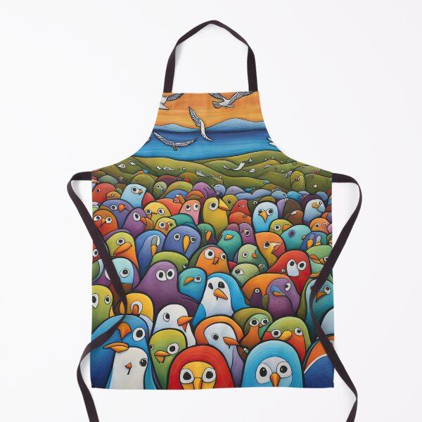 Item preview, Field of seagulls designed and sold by Colin Bentham.