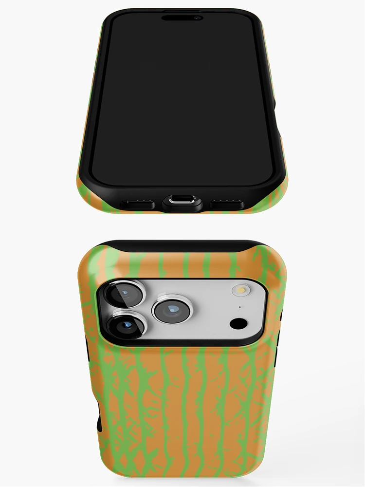 Thumbnail 3 of 4, iPhone Case, Rake Three, Abstract Rake Pattern designed and sold by CharlottePlaceArt.