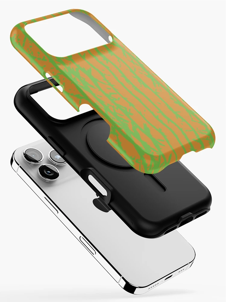 Thumbnail 2 of 4, iPhone Case, Rake Three, Abstract Rake Pattern designed and sold by CharlottePlaceArt.