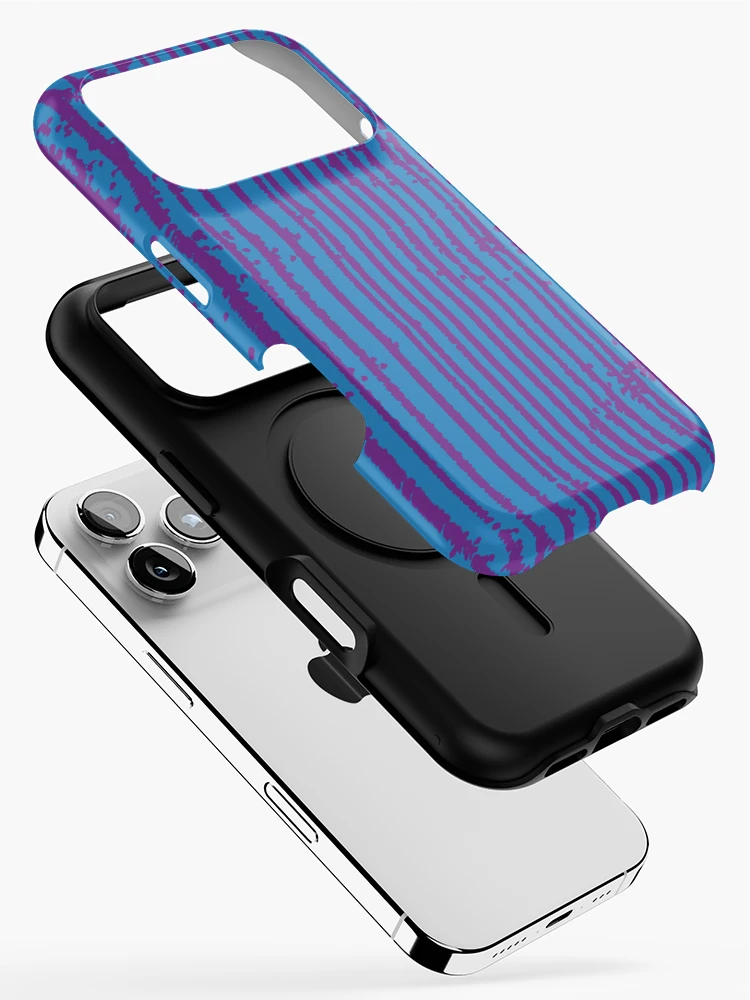 Thumbnail 2 of 4, iPhone Case, Rake Two, Abstract Rake Pattern designed and sold by CharlottePlaceArt.