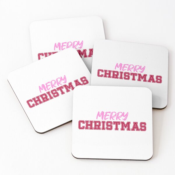 Item preview, Merry Christmas, Red and Pink, Varsity Word Art designed and sold by OneThreeSix.