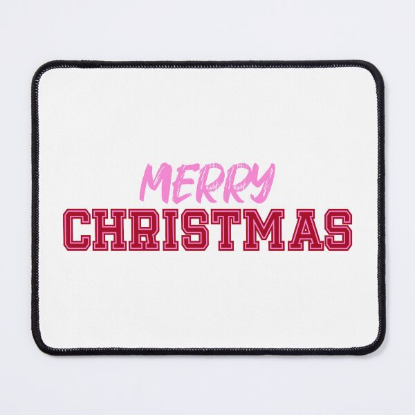 Item preview, Merry Christmas, Red and Pink, Varsity Word Art designed and sold by OneThreeSix.
