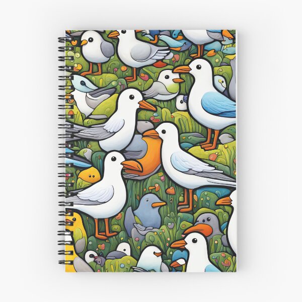 Item preview, Field of seagulls designed and sold by Colin Bentham.