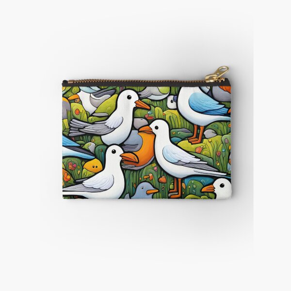 Item preview, Field of seagulls designed and sold by Colin Bentham.