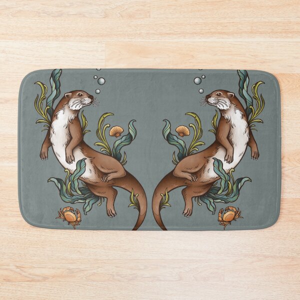 Item preview, Cute Otter Cottagecore Goblincore Therian Furry Forest Nature designed and sold by Veymoth.