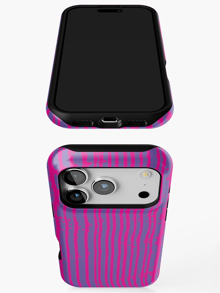 Thumbnail 3 of 4, iPhone Case, Rake One, Abstract Rake Pattern designed and sold by CharlottePlaceArt.