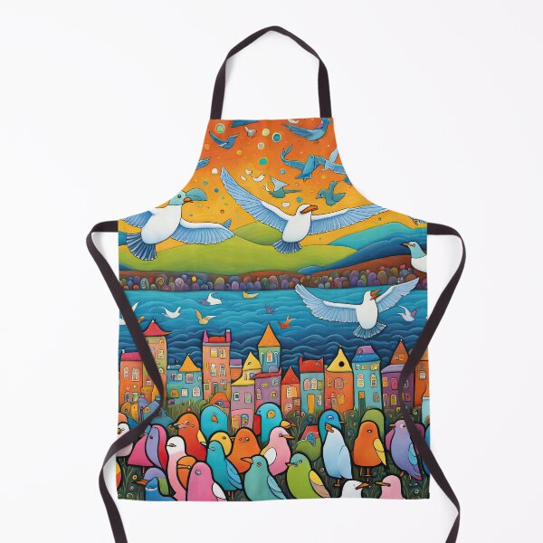 Item preview, Field of seagulls designed and sold by Colin Bentham.