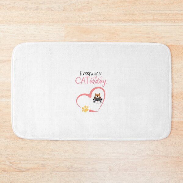 Item preview, Every Day Is CATurday – Funny Cat Quote designed and sold by PrintJoy2025.