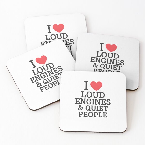 Item preview, I Love Loud Engines and Quiet People – Funny Mechanic & Introvert Quote designed and sold by Fleetwood1994.
