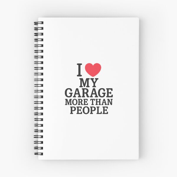 Item preview, I Love My Garage More Than People – Funny Mechanic Car Culture Quote designed and sold by Fleetwood1994.