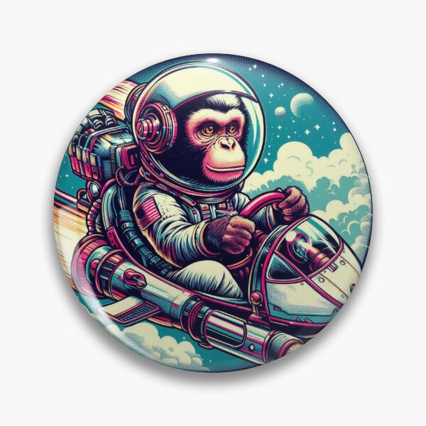 Item preview, Cute astronaut monkey  designed and sold by Dogandesighn.