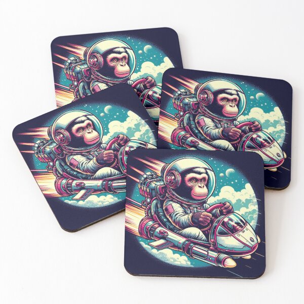 Item preview, Cute astronaut monkey  designed and sold by Dogandesighn.