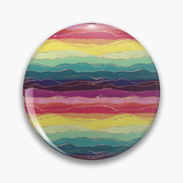 Item preview, Glittering Vibrant Waves of Colour Rainbow designed and sold by NoemiMarozsan.