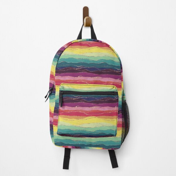 Item preview, Glittering Vibrant Waves of Colour Rainbow designed and sold by NoemiMarozsan.