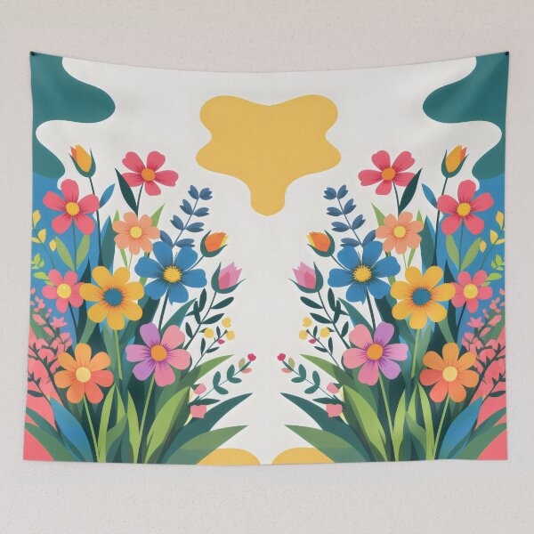 Item preview, Bold Colorful Spring Flowers designed and sold by ZanyPaintbrush.