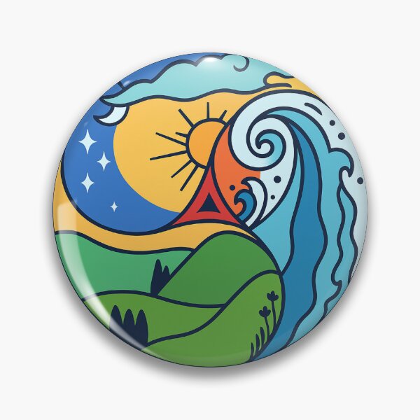 Item preview, Earth • Sea • Sky Harmony designed and sold by MoonwalkDesigns.